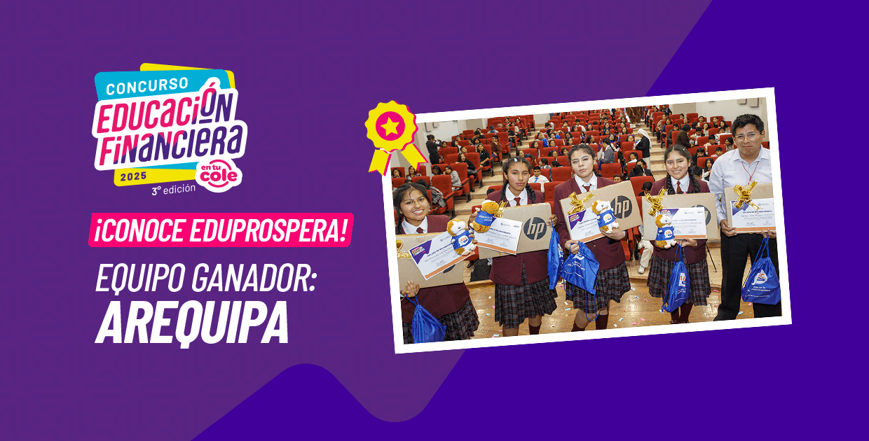 Estudiantes de Arequipa presentan iniciativa digital que impulsa habilidades financieras esenciales en escolares