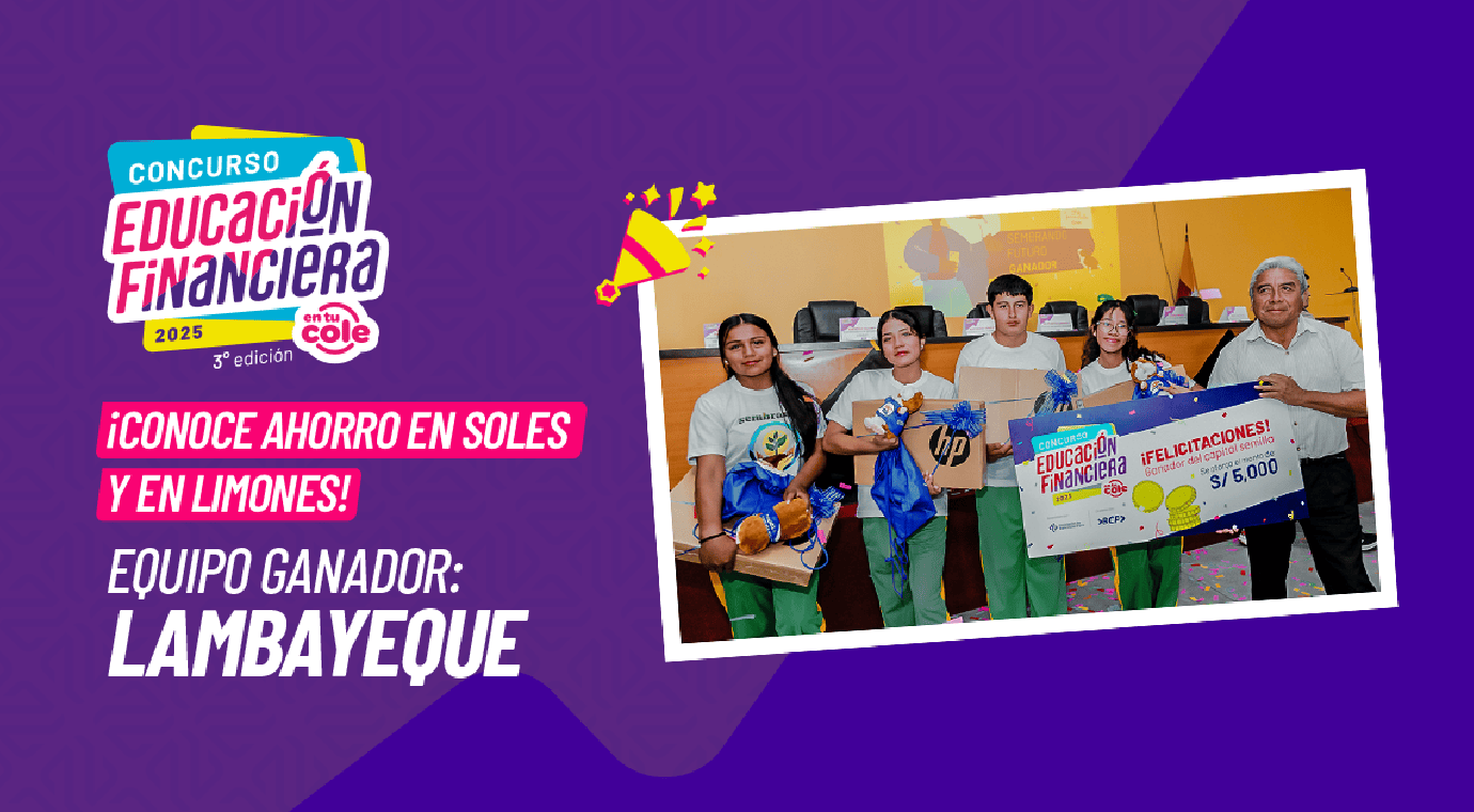 Estudiantes de Lambayeque proponen crear una cooperativa escolar para fomentar el ahorro desde el colegio