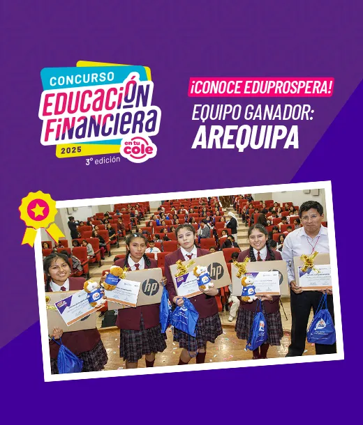 Estudiantes de Arequipa presentan iniciativa digital que impulsa habilidades financieras esenciales en escolares