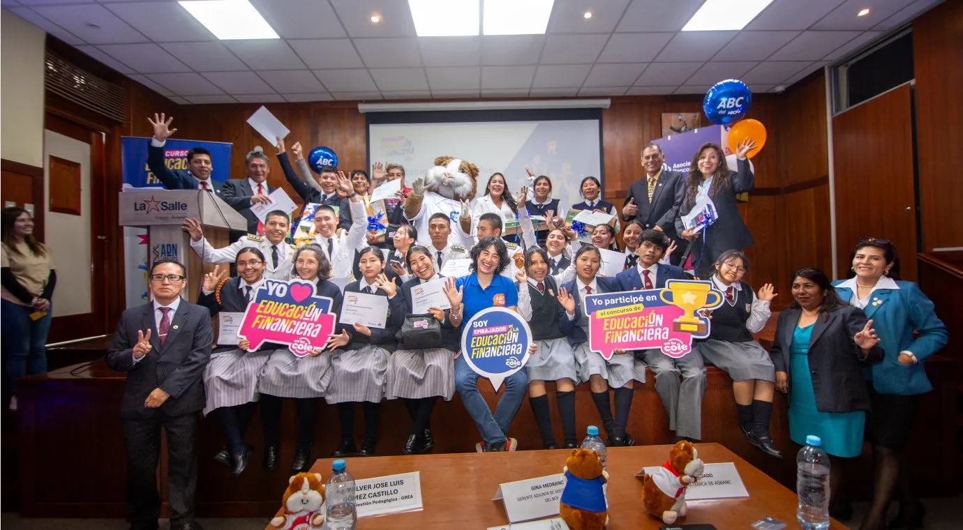 ASBANC y el ABC del BCP anuncian a los finalistas del Concurso Educación Financiera en tu Cole